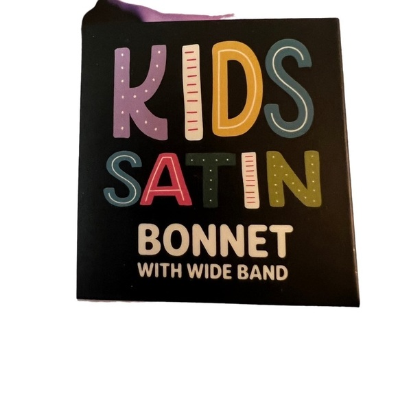 Kiss Kids Satin Bonnet Pink Hearts Ages 5 -10 - Picture 3 of 9